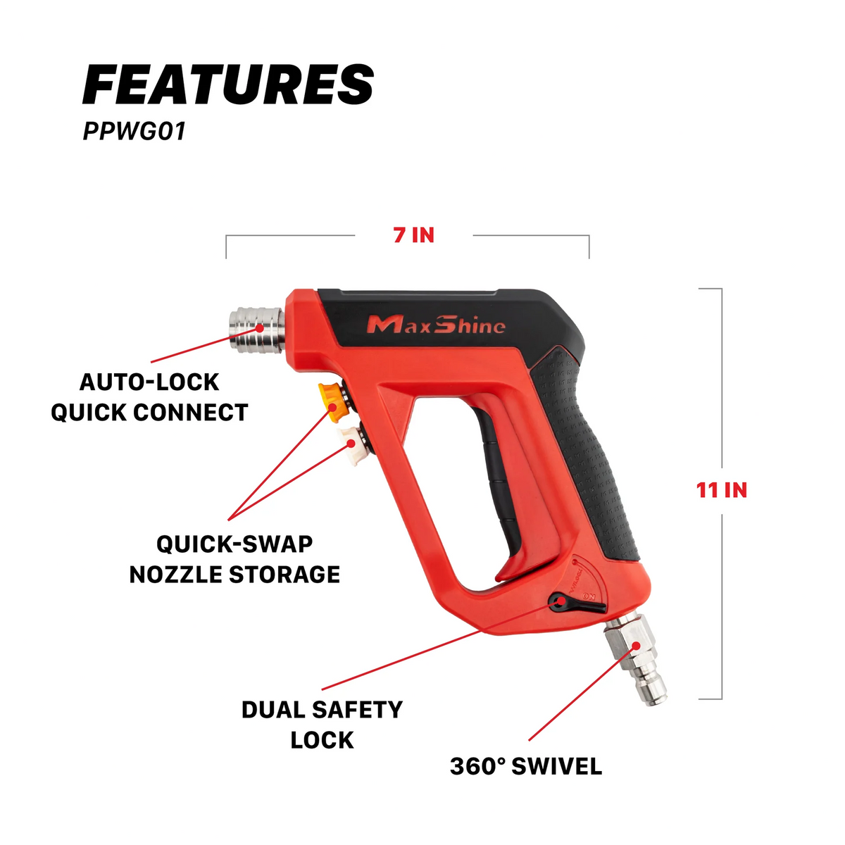 Maxshine Pressure Washer Gun Pro