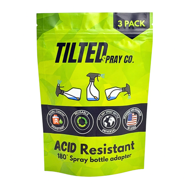 Acid Resistant 180° Spray Bottle Adapter
