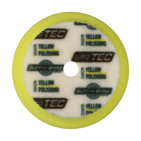 334CR - 3" Yellow URO TEC® Foam Pad - Polishing