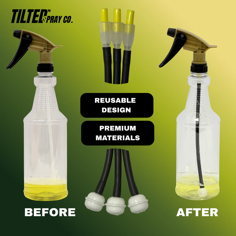 Acid Resistant 180° Spray Bottle Adapter