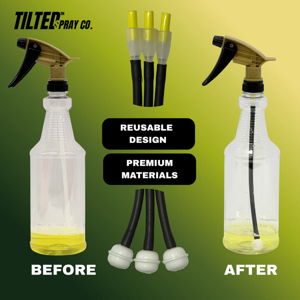 Acid Resistant 180° Spray Bottle Adapter