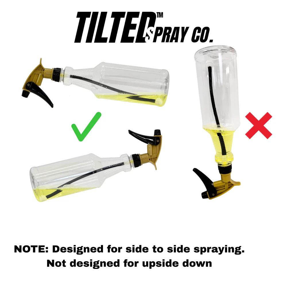 Acid Resistant 180° Spray Bottle Adapter