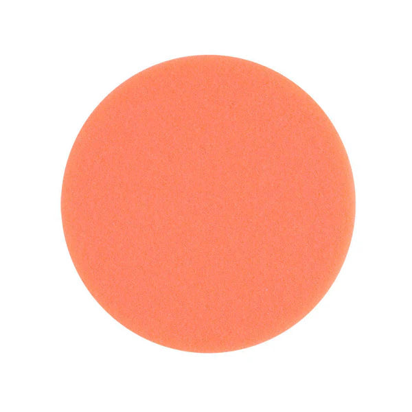 5.5" Flat Faced D.A. Euro Orange Foam Grip Pad™