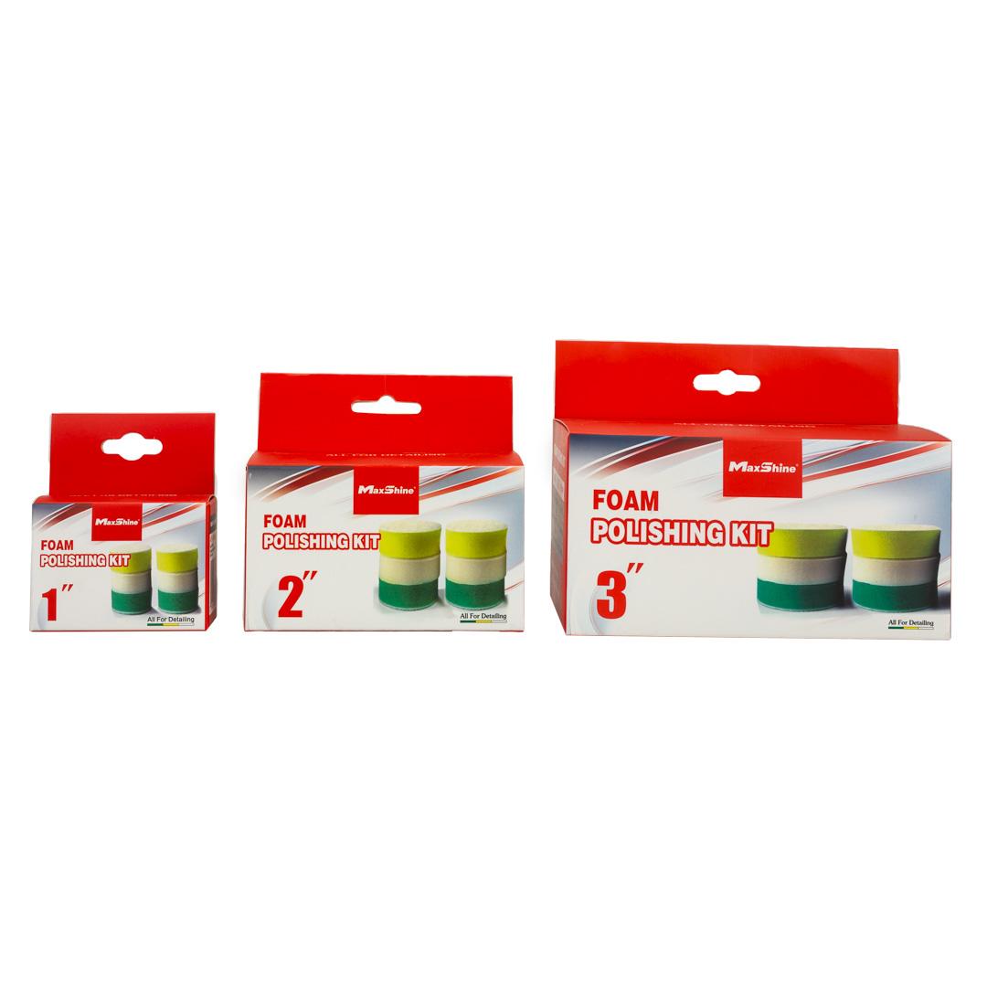 MaxShine 1″/2″/3″ Foam Pad Kit 6pcs/pack