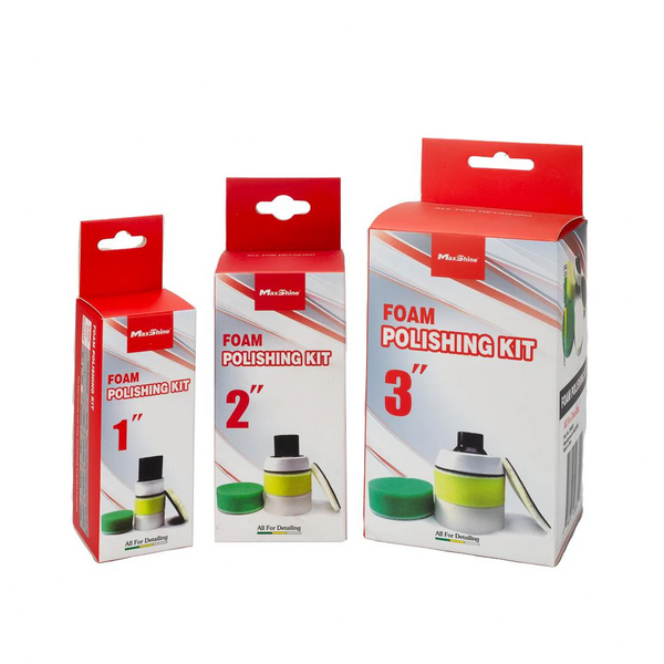 Buffing Pads for Cars | Rotary Polishing Kit - 1in, 2in, 3in