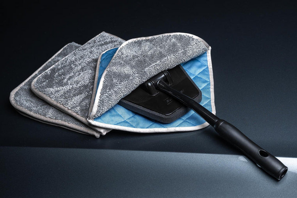 [The Reacher] Glass Kit - Glass Flip Towels (3 pack) & Reacher Extension Tool