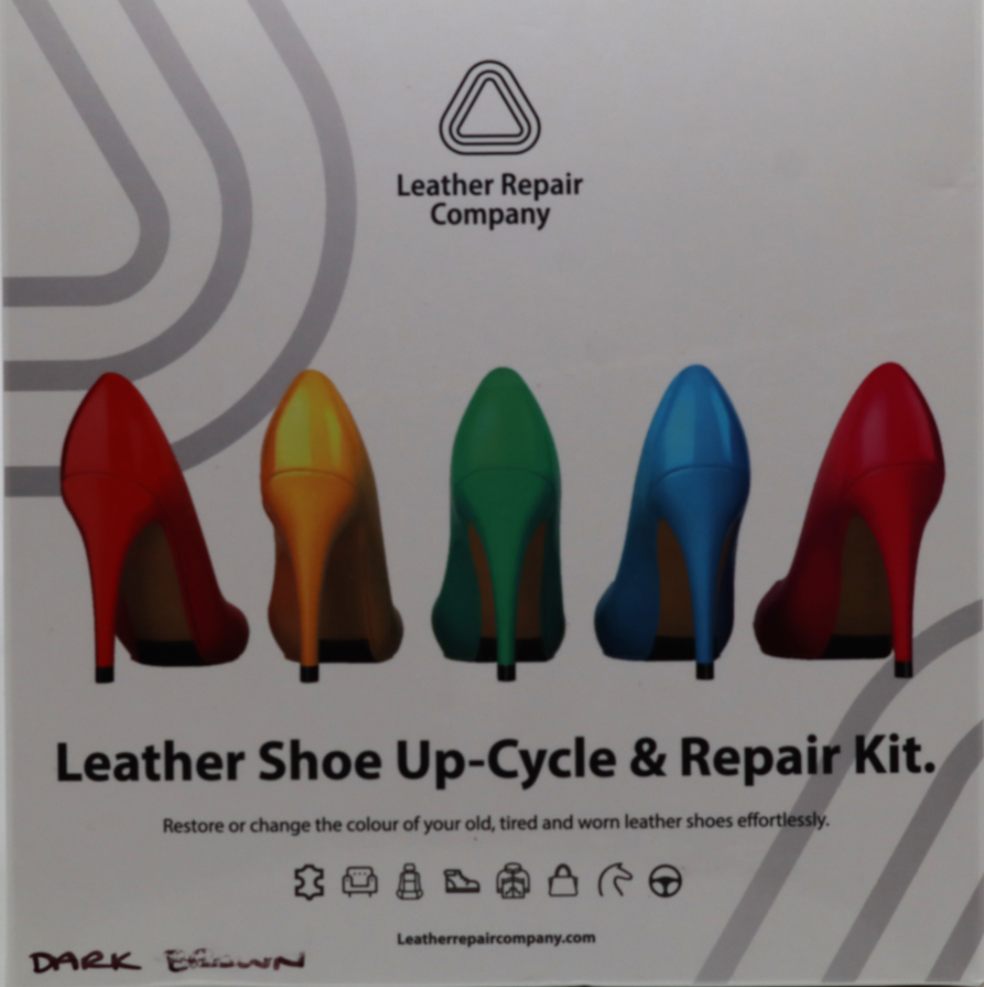 Kit de reparación de color y reciclaje de zapatos de cuero