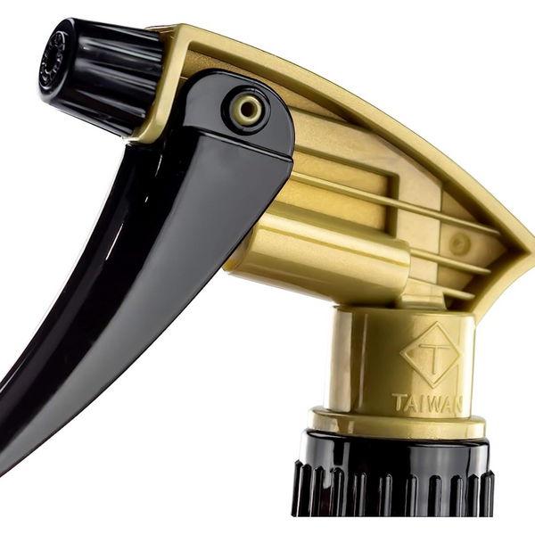 Black/Gold Acid-Resistant Trigger Sprayer