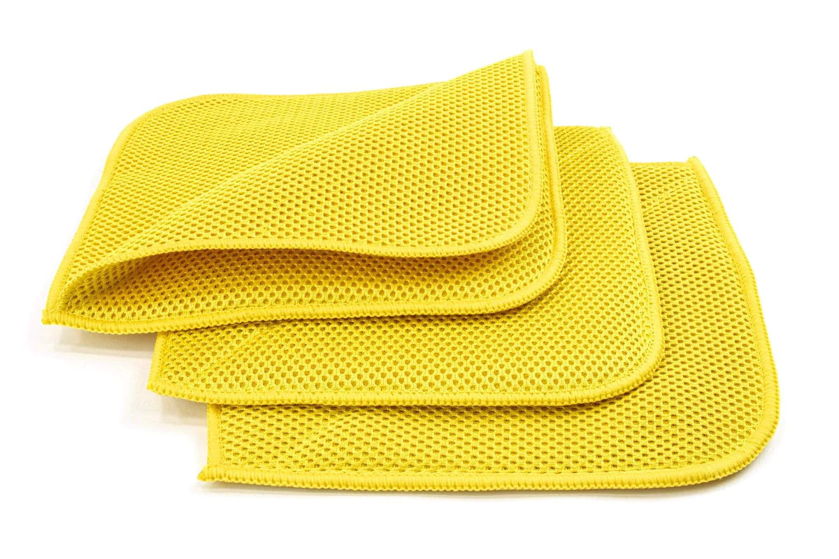 [Bug/Decon Flip] Microfiber Mesh Bug & Decontamination Towels - (8 in. x 8 in., 300 gsm) 3 pack